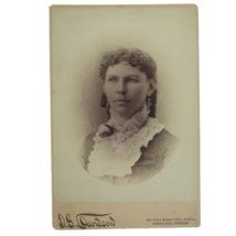 1880s Cabinet Card Portrait Photo ID&#39;d Woman Funkhouser Blauvelt Portland Oregon - £39.67 GBP