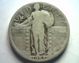 1925 Standing Liberty Quarter Good+ G+ Nice Original Bobs Coins Fast 99c Ship - £9.73 GBP