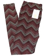 NEW LuLaRoe Tall &amp; Curvy (12-18) TC Black Mini Hearts Stripes Valentine ... - $17.81