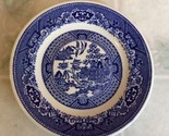BLUE WILLOW PATTERN WILLOW WARE ROYAL CHINA  SMALL PLATE SAUCER UNDERGLAZE - £16.86 GBP