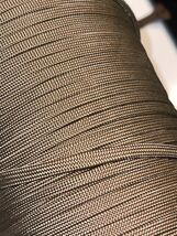 NEW LIGHT BROWN 550 Cord Paracord Nylon Paraline  / CORELESS FLAT  in Al... - $6.26+