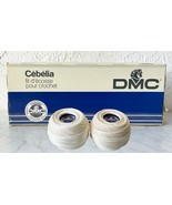 DMC Cebelia Size 20 Cotton Crochet Thread - 1 Box 10 Balls 6 White/4 Ecru - $1,345.40 MXN