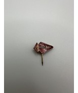 Vintage Military Insignia Gold Crown Red Enamel Sword Dagger Stick Pin 1... - €8,25 EUR