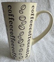 Coffee Beans Coffee Mug Cup With Narrow Bottom Wide Mouth 16 Oz - £13.14 GBP