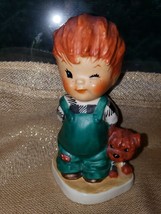 CHARLOT Byi GOEBEL &quot;ROVING EYE&quot; RED HEAD BOY/DOG #Byi 2 TMK5 4 1/4&quot; EXCE... - $374.59 MXN