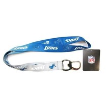 NFL Detroit Lions Football Ombre Style Bottle Opener Lanyard w/ Keychain - £8.88 GBP