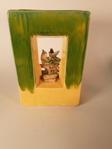 McCoy Pottery Arcature Vase, Mid Century, 1/2&quot; Tall, Ex. Cond. - $38.92