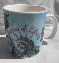 BARNES &amp; NOBLE COFFEE MUG CUP STATUE LIBERTY NEW YORK EMPIRE STATE BUILD... - $17.81