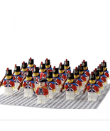 21Pcs Medieval Imperial Navy Musketeer Minifigures Sailor Soldier Mini Block Toy - $29.69