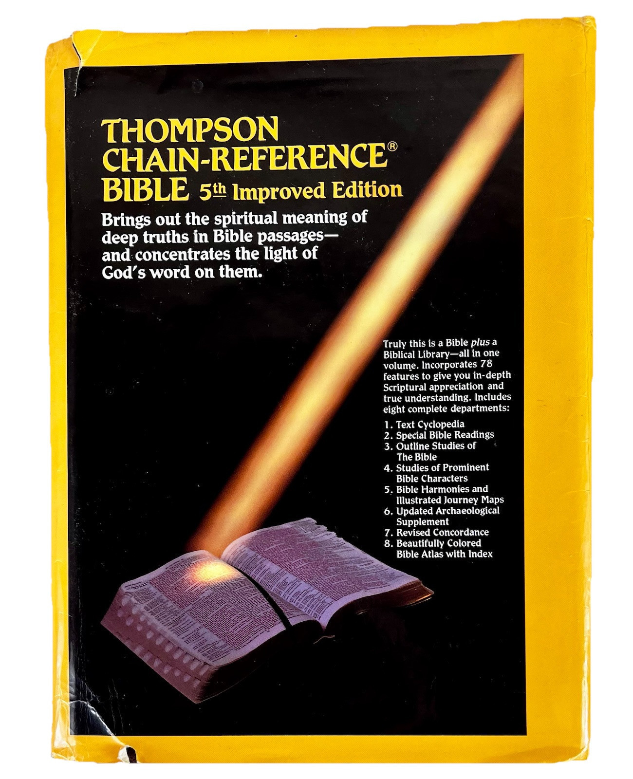 KJV - Hardcover - Regular Size - Thompson Chain Reference Bible Red Lt 1988 - $83.17
