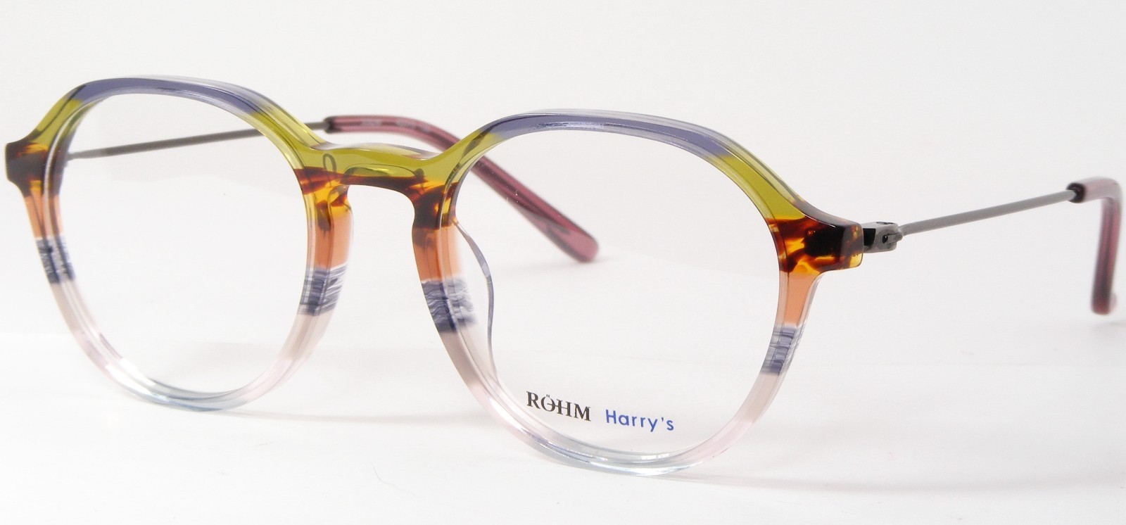 Röhm harry&#39;s Jasper Multicolor UNIQUE RARE EYEGLASSES GLASSES ROHM 45-18... - $79.20