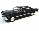 Kinsmart Jet Black 1967 Chevy Impala 4 Door Hardtop 1/43 O Scale Diecast... - $11.75