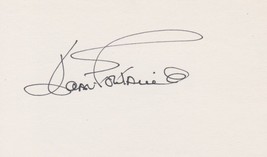 Joan Fontaine (d. 2013) Signed Autographed 3x5 Index Card - £11.76 GBP