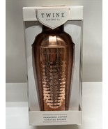 Twine Hammered Copper Cocktail Shaker Stainless Steel Cobbler Shaker 25 ... - £18.91 GBP