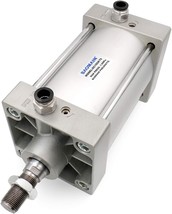 Baomain Pneumatic Air Cylinder Sc 100 X 75 Pt 1/2; Bore: 4&quot;, Stroke: 3&quot;; Screwed - £67.26 GBP