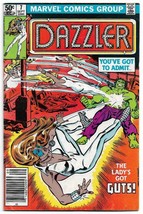 Dazzler #7 (1981) *Marvel Comics / Cover Art By Frank Springer / The Hulk* - $5.00