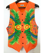 GIANNI VERSACE MIAMI Orange Vintage 1990's Vest IT Size 50, US Size 40 S/S 1993 - $1,299.99