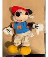 Mickey Mouse Small Plush w/Visor, Pants, Shirt  *Nice Condition* bbb1 - £9.47 GBP