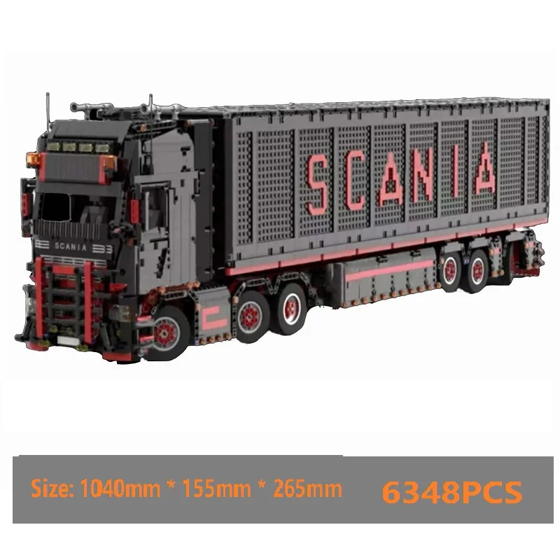 Scania Truck R620 Trailer Engineering Vehicle MOC-62038 RC Remote Control - £161.16 GBP+