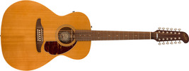 Fender Villager 12 String Acoustic Electric Guitar with Gig Bag, Aged Natural - £703.42 GBP