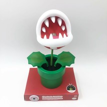 Super Mario Paladone Nintendo Piranha Plant Posable LED kid&#39;s desk lamp light - £39.86 GBP