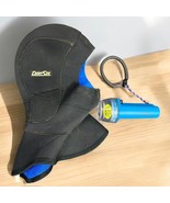Deep See Wet Suit Hood Size L and Scuba Network Underwater Flashlight - $19.79