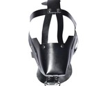 Genuine LEATHER GIMP DOG Puppy Hood Full Mask Mouth Costume Party Play Mask - $280.50