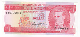 Barbados, 1 Dollaro, 1973, Banca Centrale Di Barbados, P29, UNC - $21.03