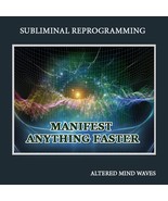 Manifest Anything Faster Subliminal CD - Attract Any Manifestation Fast! - $17.95