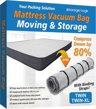 Twin/Twin Xl Foam Mattress Vacuum Bag For Moving, Vacuum Seal Storage Ba... - $32.94