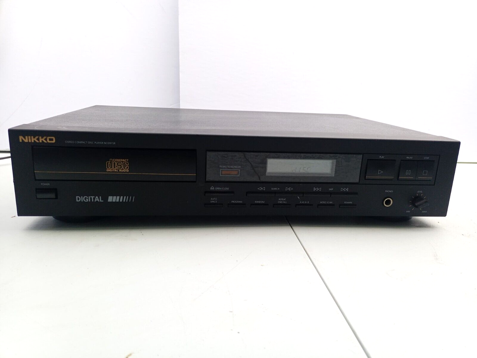 *UNTESTED / TOP IS BENDED* NIKKO NCD915R DIGITAL AUDIO STEREO CD DISC PL... - $43.80