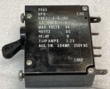 Airpax UPG 10A Marine Circuit Breaker Single Pole 7011 UPG1REC2-5-9-102 - $14.00