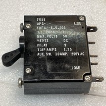 Airpax UPG 10A Marine Circuit Breaker Single Pole 7011 UPG1REC2-5-9-102 - $14.00