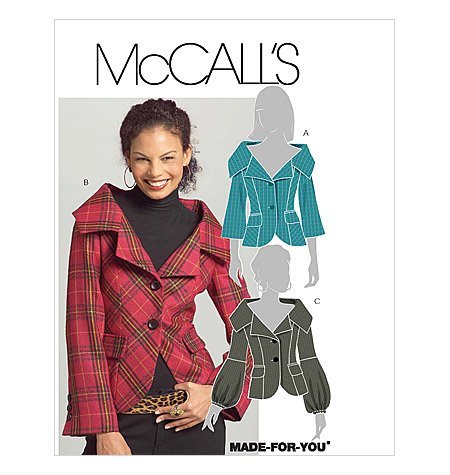 McCall's # M5478 Misses'/ Miss Petite Lined Jackets (Sizes: 6-8-10-12) Craft Pat - $5.93