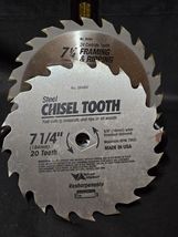 VERMONT AMERICAN 7¼&quot; Saw Blade Set 24t Carbide Framing/Rip &amp; 20t Crosscu... - $166.78 MXN