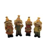 Lot of 4 Scarecrow 3&quot; Figures Fall Autumn Decorations - €11,14 EUR
