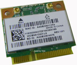 New OEM Lenovo 20200437 802.11n Wireless BT 4.0 PCIe Half QCWB335 WCBN612AH-L6 - £23.46 GBP