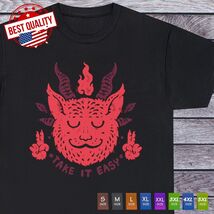 Old School T Shirt Tattoo Little Funny Satan Devil Cat Tee Clothing Vintage - $17.99+