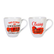 Cleveland Browns Coffee Mug 17oz Ceramic 2 Piece Set with Gift Box - $1,577.78 MXN