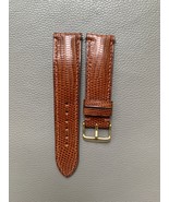 Brown Genuine Lizard Leather Watch Strap Band Custom Size 16 17 18 19 20 21 22mm - $45.00