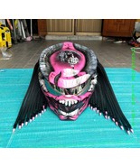 CUSTOM  PREDATOR  MOTORCYCLE HELMET - $537.73