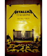 Metallica 72 Seasons LP Poster Heavy Metal, Rock Music     - $60.00