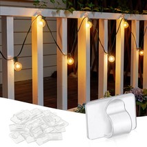 Clear Light Clips - Strongly Sticky With 50-Clips, 60-Stickers Christmas... - $64.99