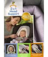 2 in 1 Head Support Car Seats, Strollers and Bouncers By Gold Bug - Pink... - $19.99