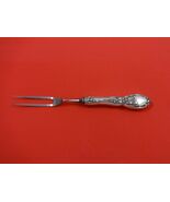 Brides Bouquet by Alvin Plate Silverplate Steak Carving Fork 8 3/8&quot; - $1,714.72 MXN