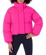Amazon Essentials Women&#39;s Cropped Full-Zip Puffer Jacket Neon Pink Size 4X - $752.48 MXN