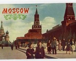Moscow Photo Booklet 1960 Intourist USSR Russia in English - £37.84 GBP