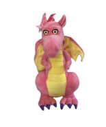 Creation Museum Pink Yellow Plush Dragon 13.5” Tall Rare - $329.80 MXN