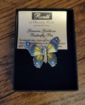 Ronte’ of Beverly Hills Vintage Goldtone Butterfly Pin - £10.22 GBP