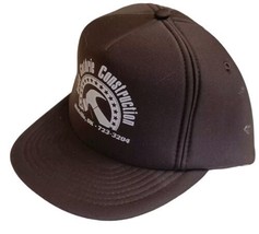 Vintage Dean Guthrie Construction Snap Back Hat One Size Insulated Westville OK - £11.64 GBP